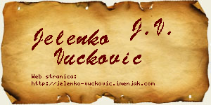 Jelenko Vučković vizit kartica
